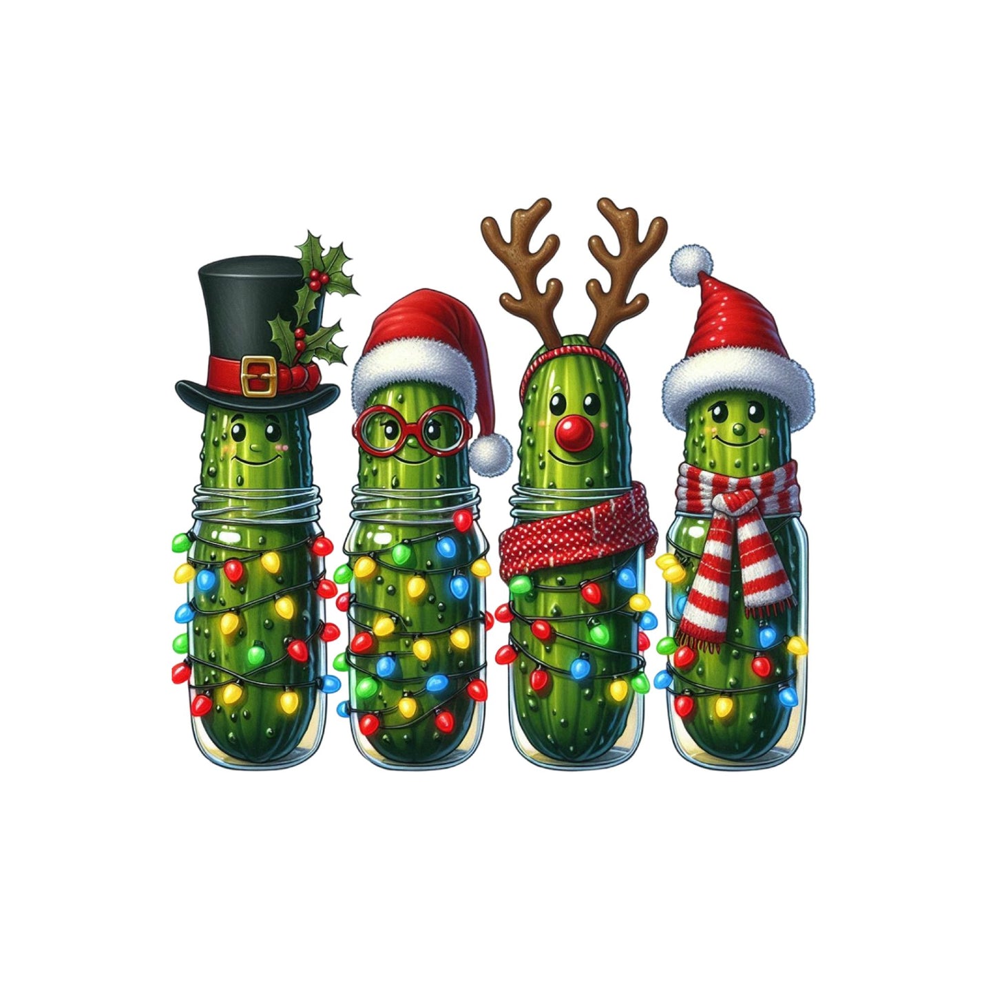 Christmas Pickles DTF Transfer