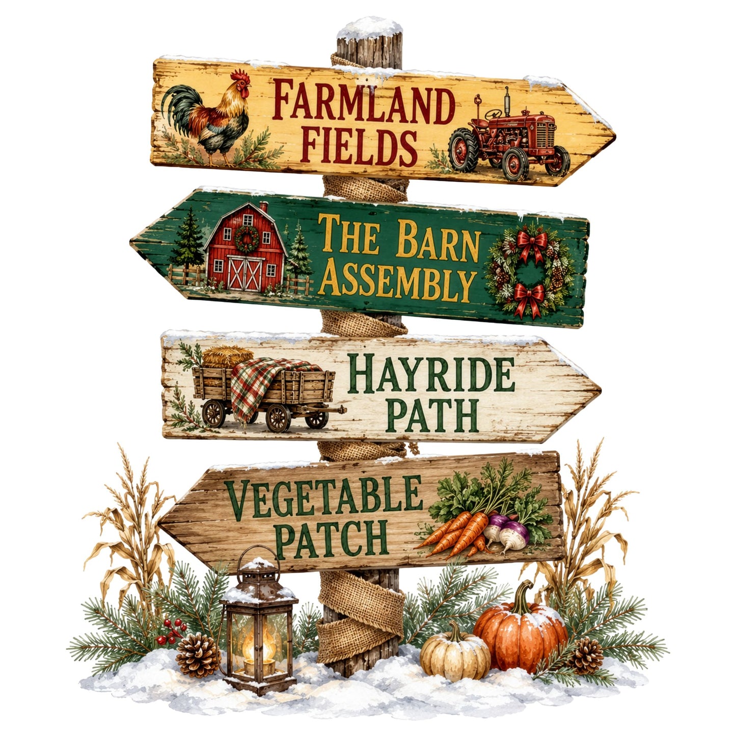 Farmland Fields DTF Transfer