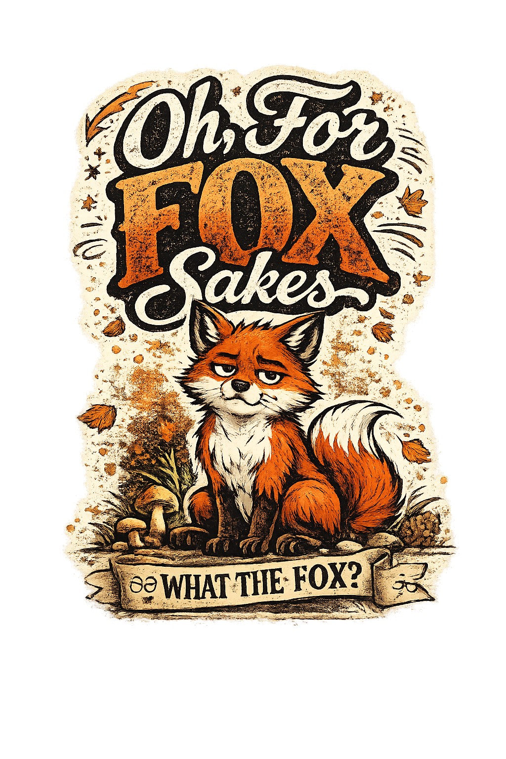 For Fox Sakes DTF Transfer
