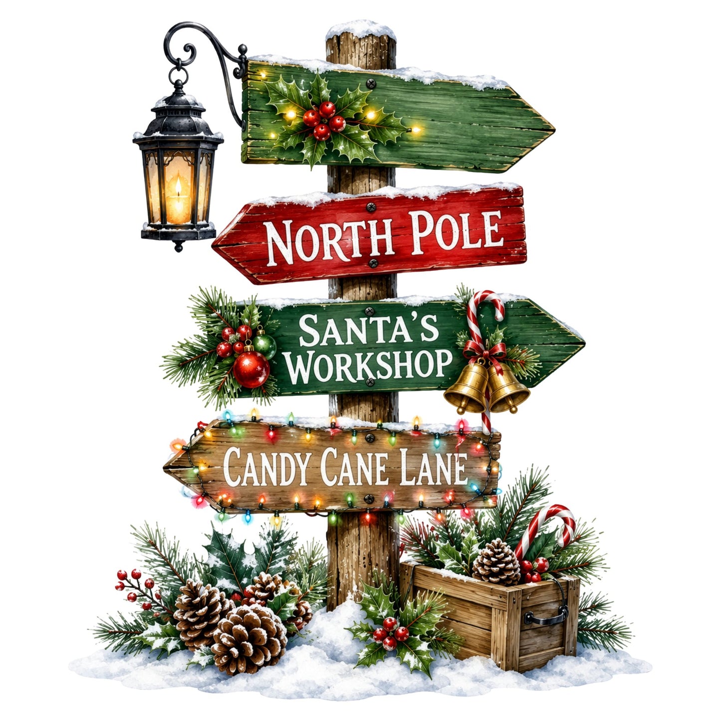 North Pole DTF Transfer