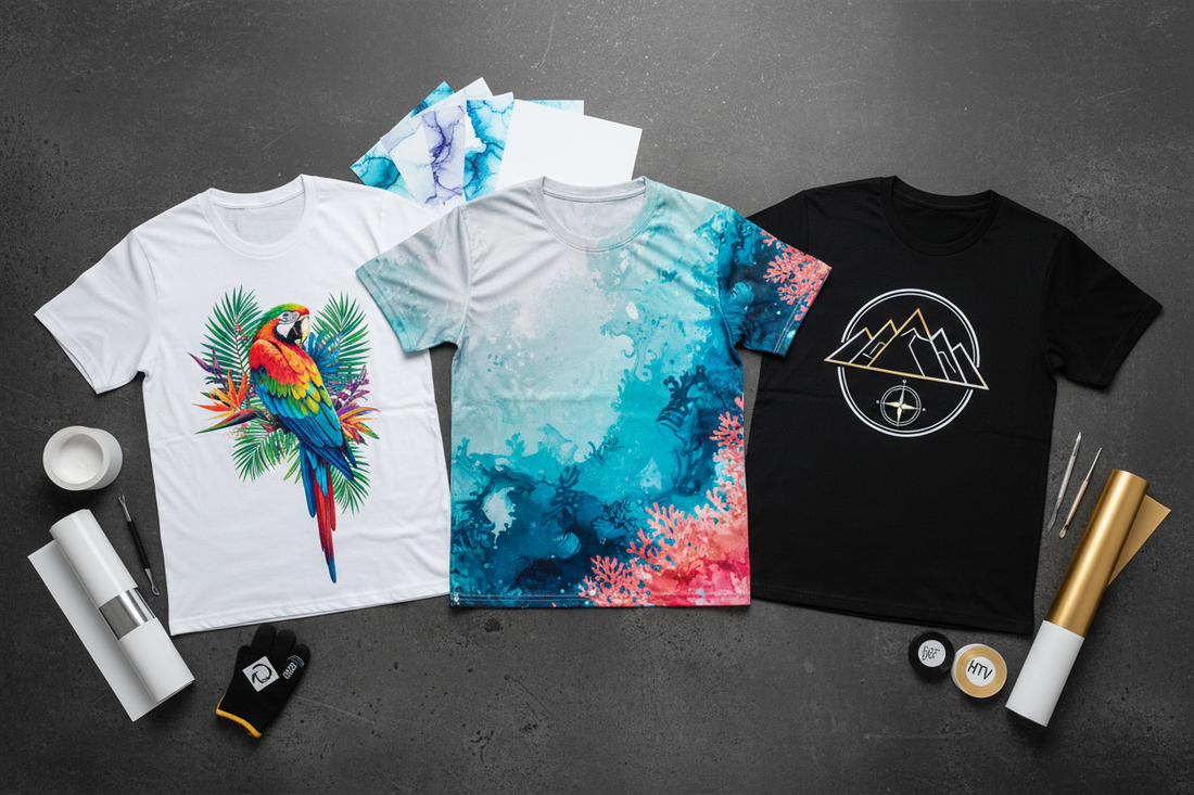 DTF vs Sublimation vs HTV: Which Is Best for Your Apparel Business?