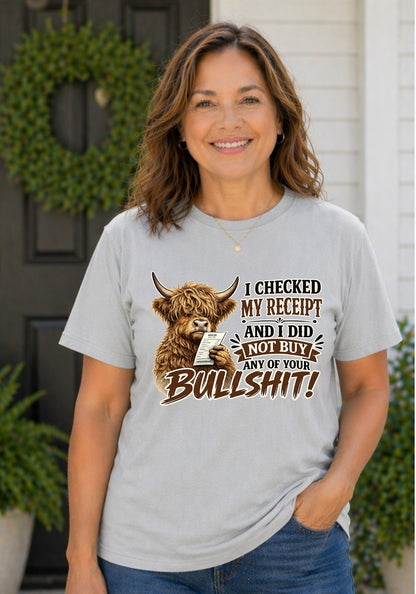 I Did Not Buy Your Bullshit