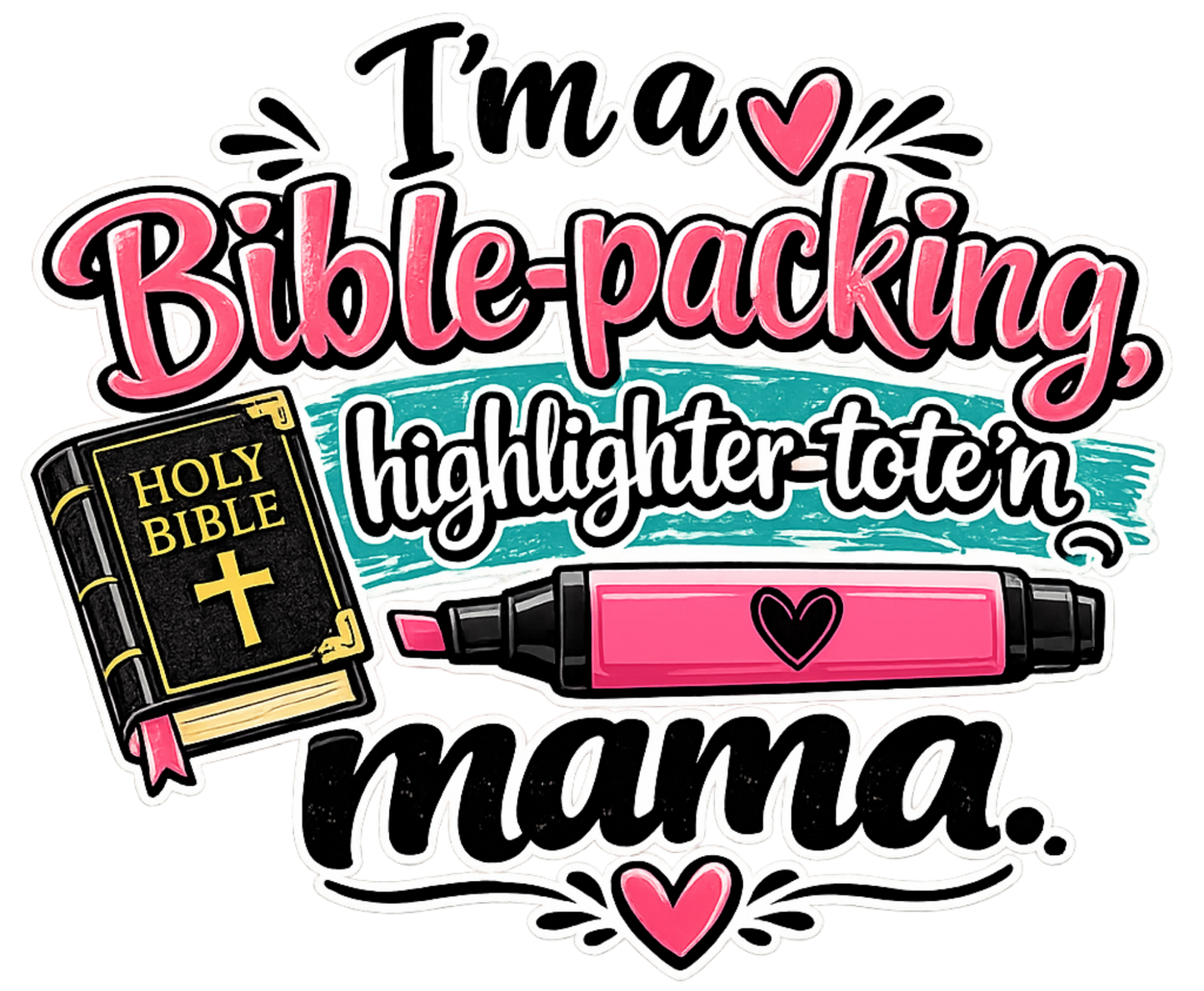 Comfort Colors Bible Packing Mama