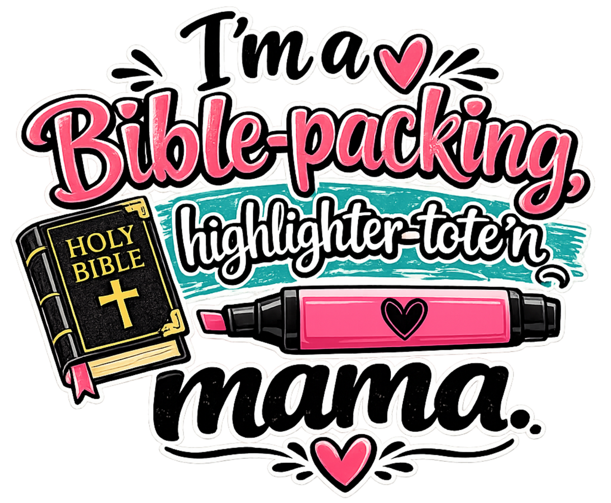 Comfort Colors Bible Packing Mama