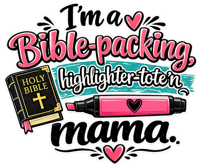 Comfort Colors Bible Packing Mama