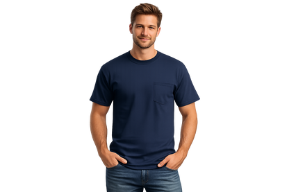 Gildan G830 - Unisex 50/50 Pocket T-Shirt