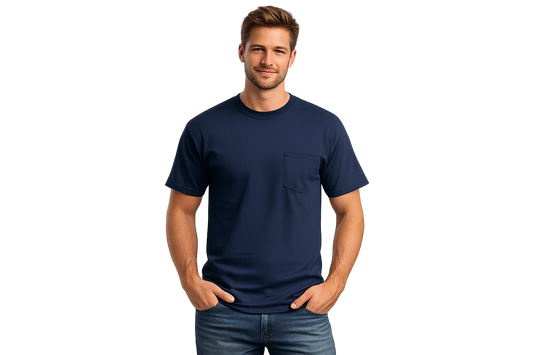 Gildan G830 - Unisex 50/50 Pocket T-Shirt