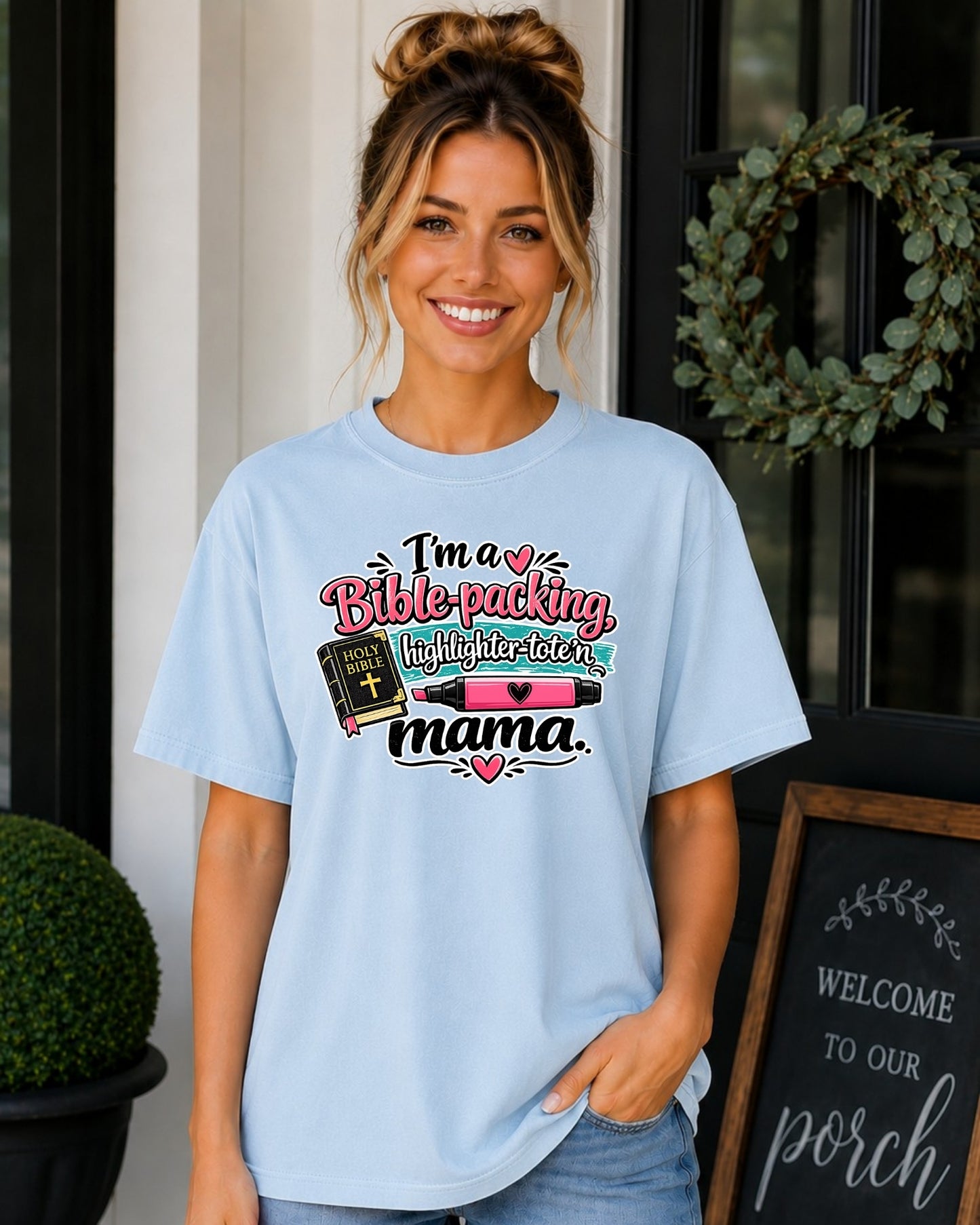 Comfort Colors Bible Packing Mama