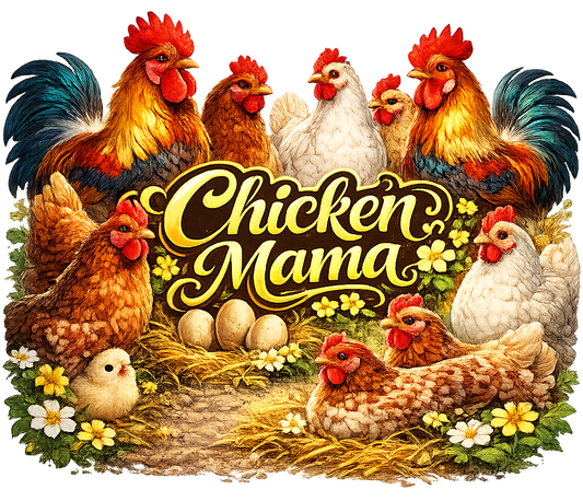 Chicken Mama DTF Transfer