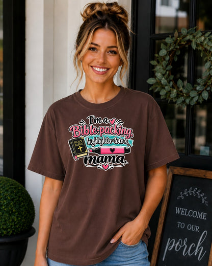 Comfort Colors Bible Packing Mama