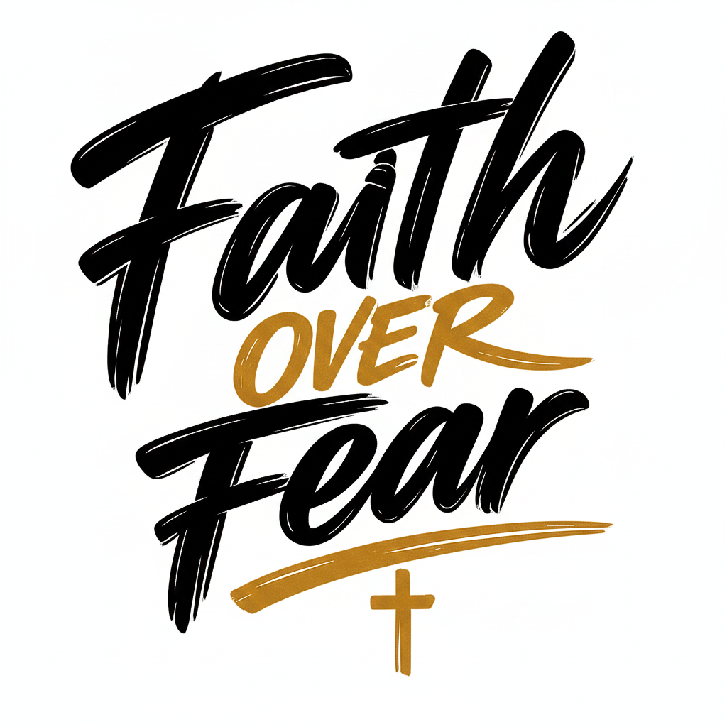 Comfort Colors Faith Over Fear Tee