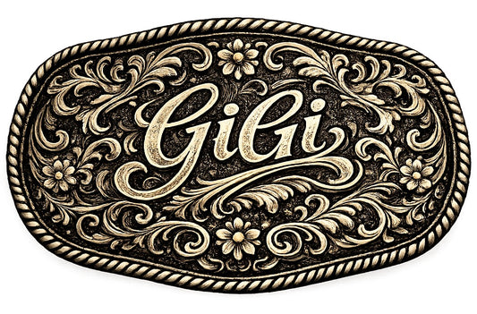 Gigi Buckle DTF Transfer