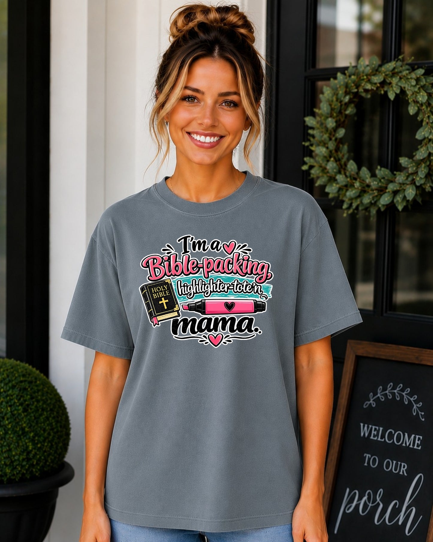 Comfort Colors Bible Packing Mama