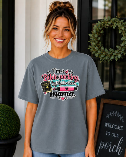 Comfort Colors Bible Packing Mama