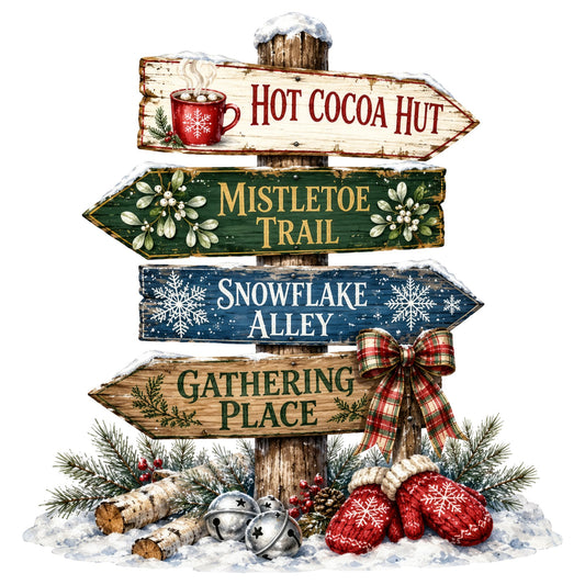 Hot Cocoa Hut DTF Transfer