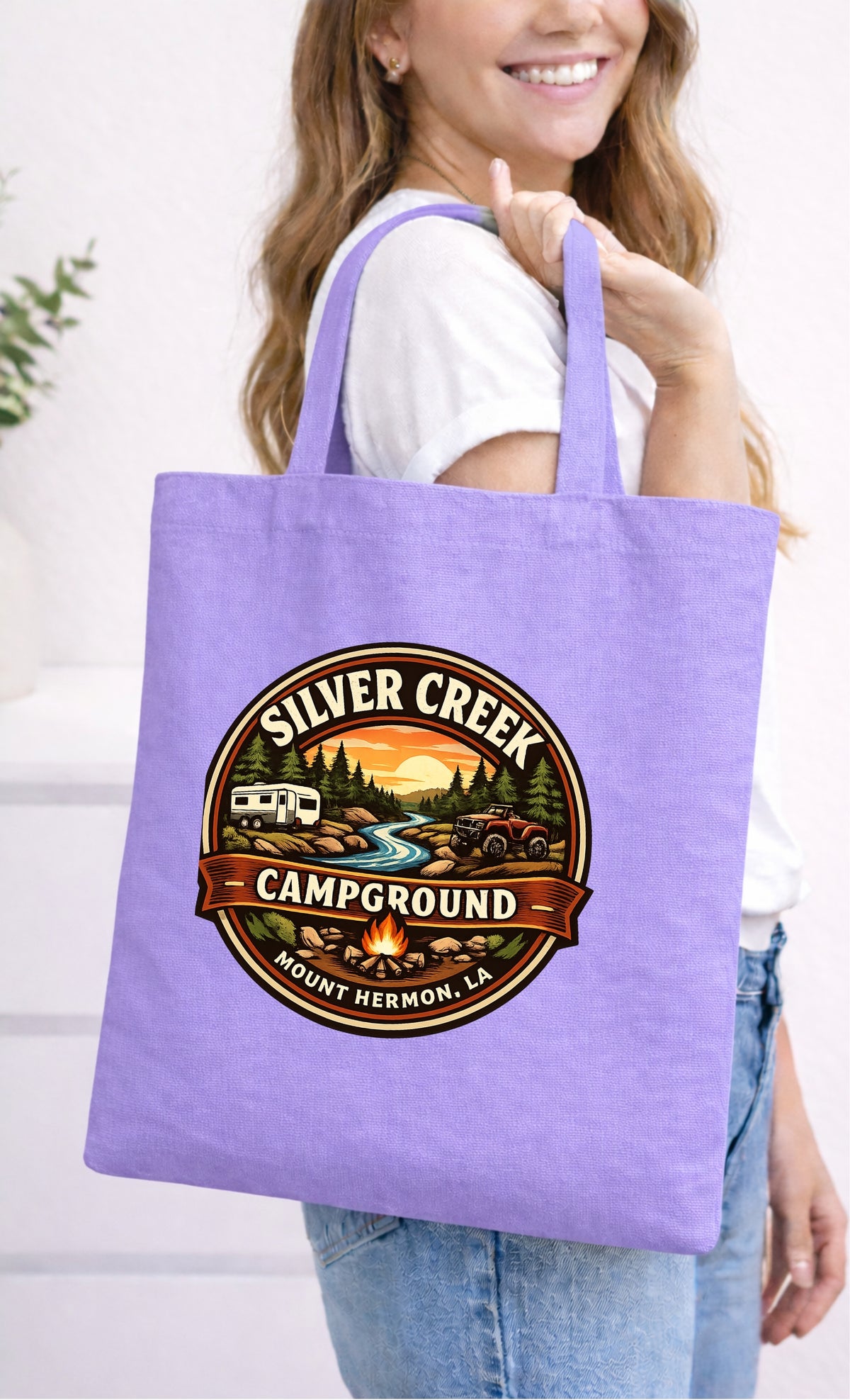 Spring Creek Campground Small Tote Bag