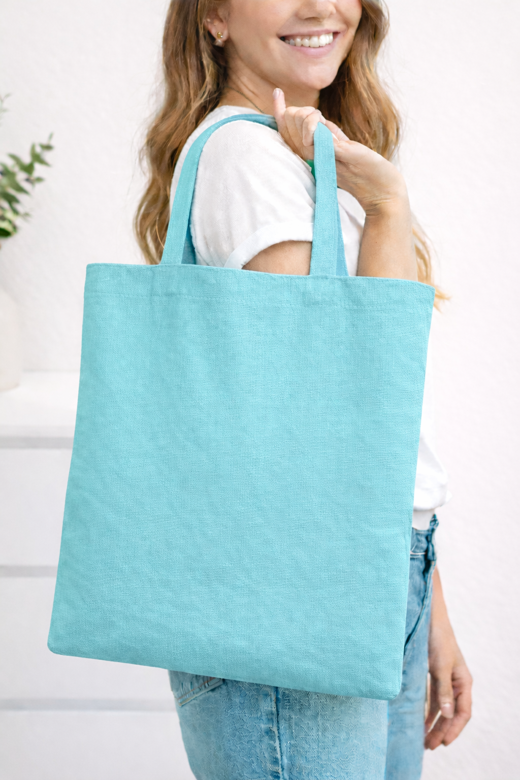 Colored Canvas Bag (Choose your DTF Transfer)