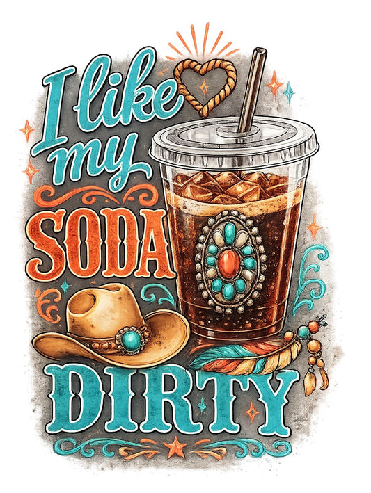 Like My Soda Dirty DTF Transfer