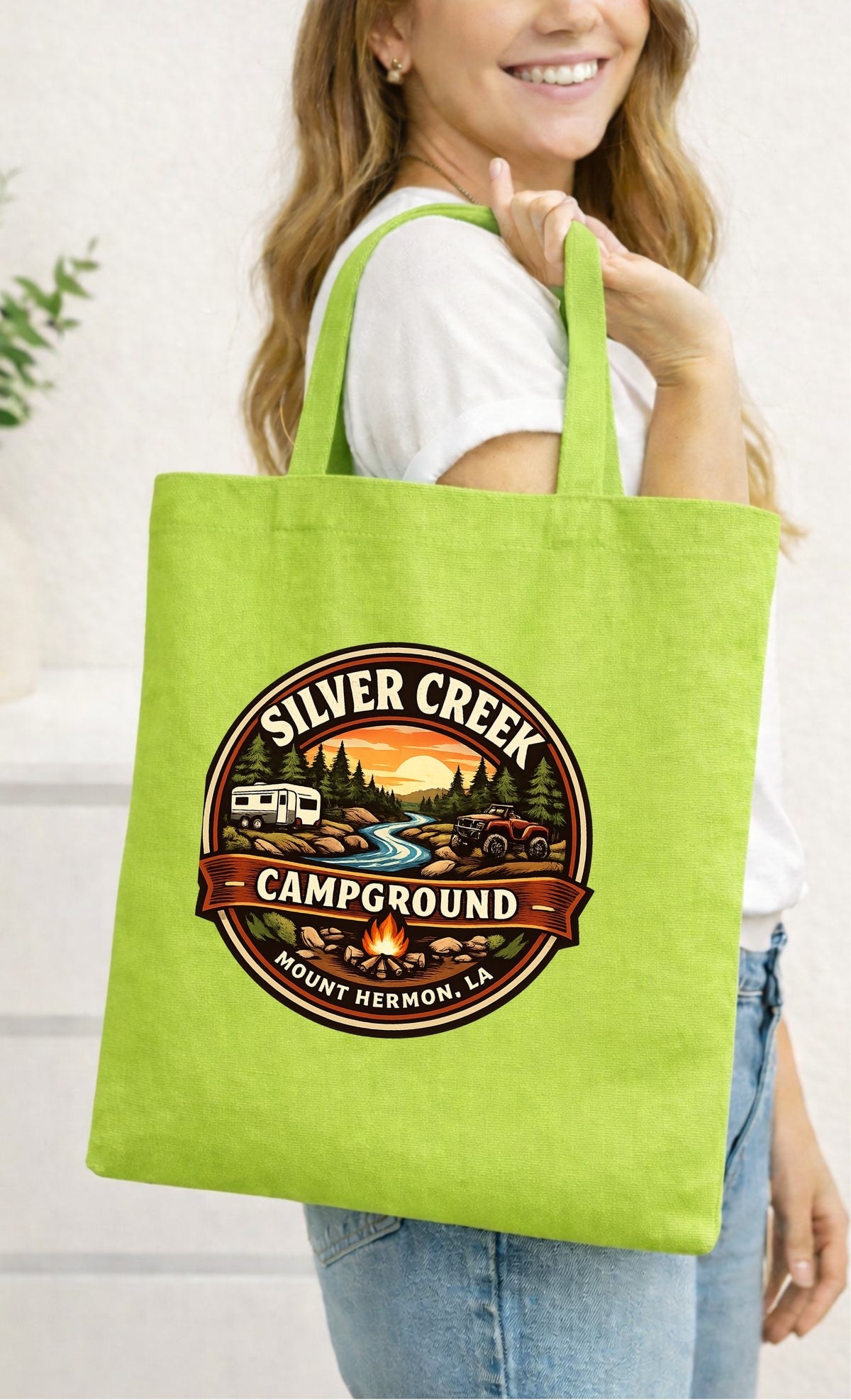 Spring Creek Campground Small Tote Bag