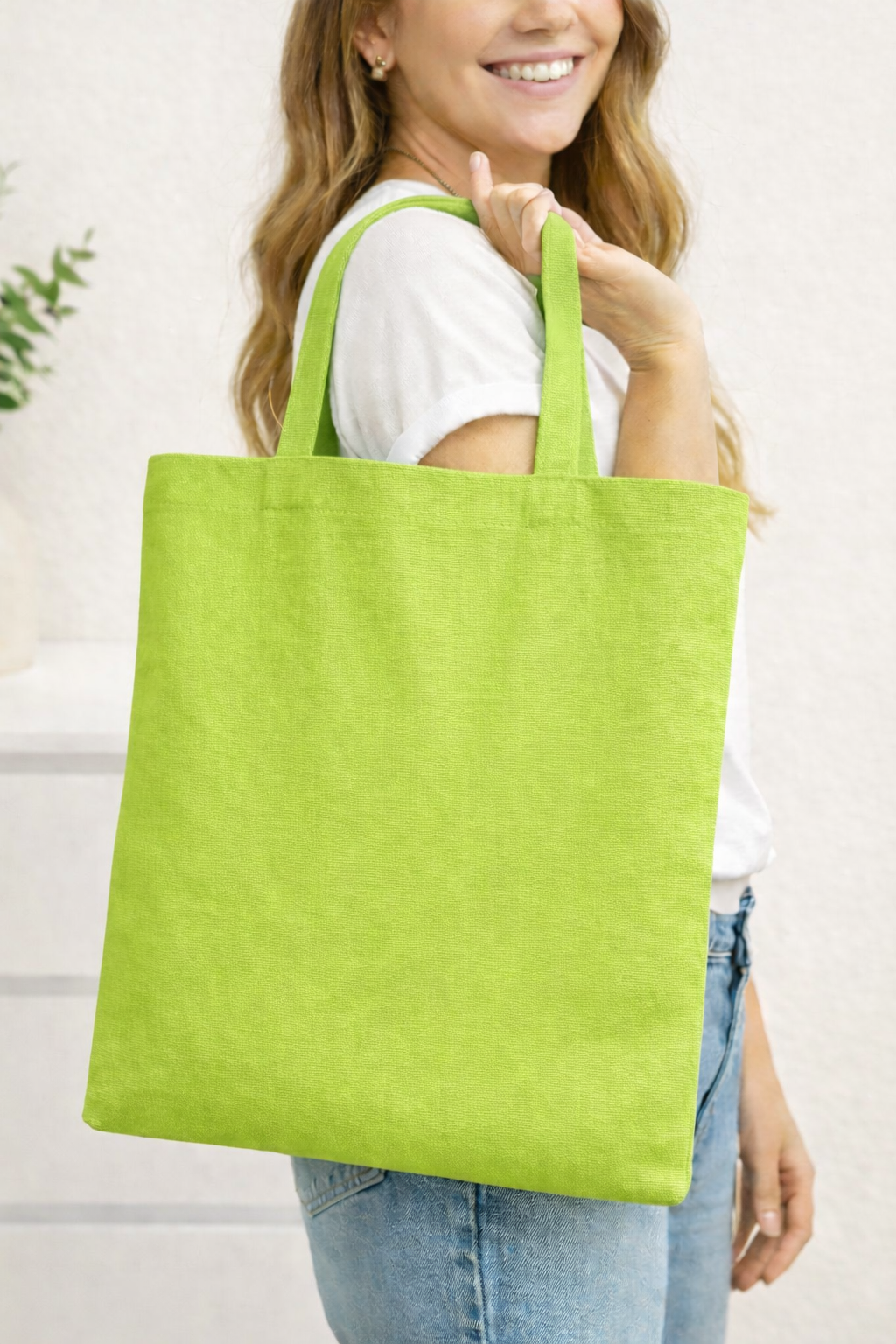 Colored Canvas Bag (Choose your DTF Transfer)