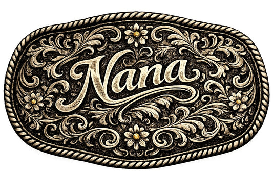 Nana Buckle DTF Transfer