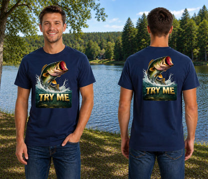 TRY ME Bass Fishing Tee