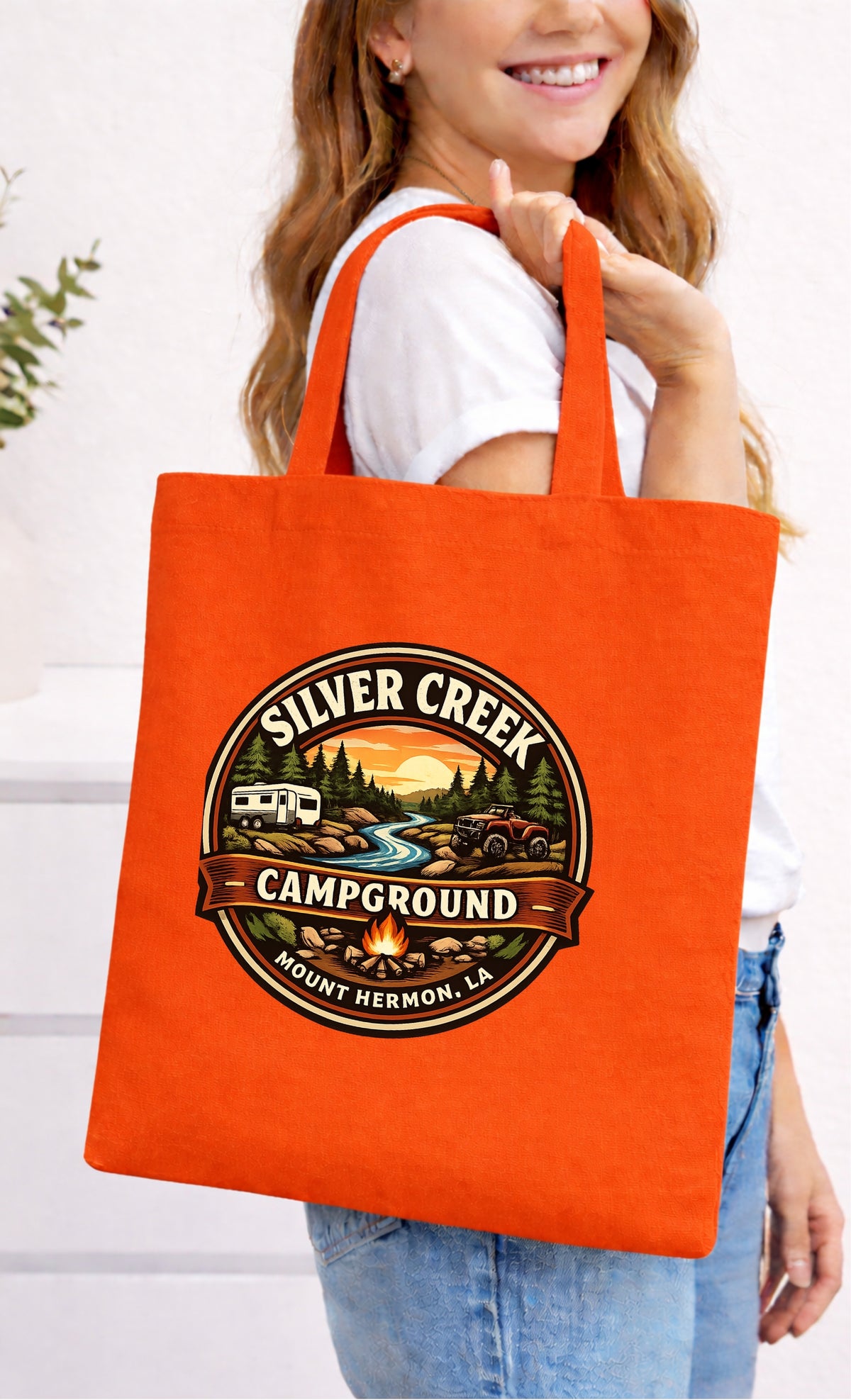 Spring Creek Campground Small Tote Bag