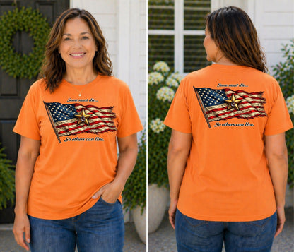 American Flag with Gold Star