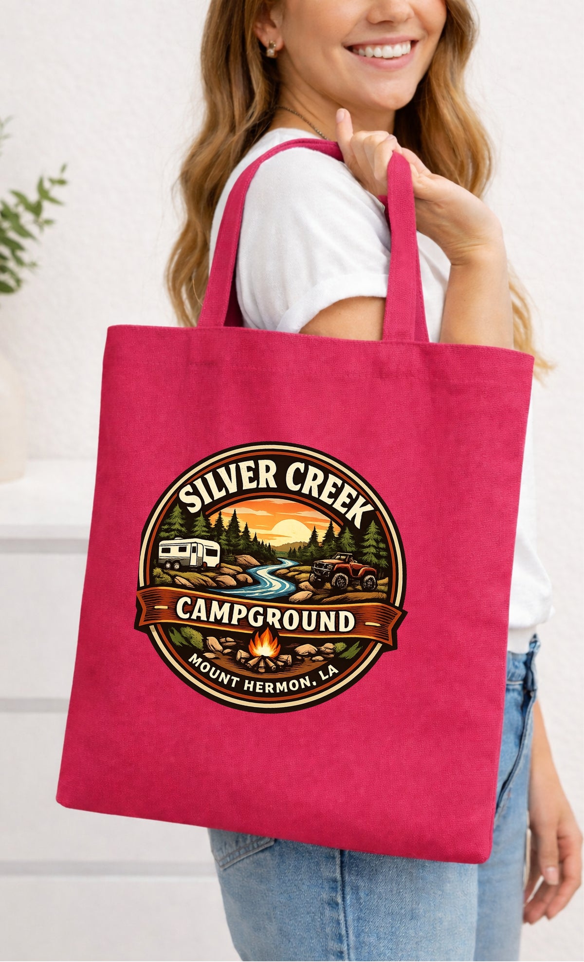 Spring Creek Campground Small Tote Bag