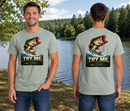TRY ME Bass Fishing Tee