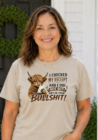I Did Not Buy Your Bullshit