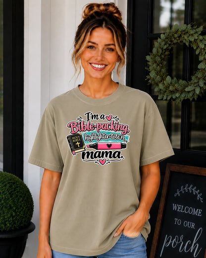 Comfort Colors Bible Packing Mama