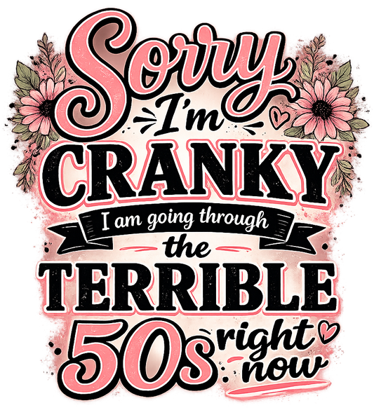 Cranky 50's DTF Transfer