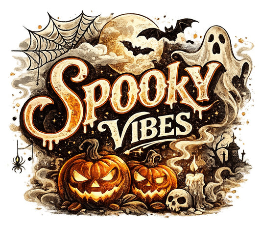 Spooky Vibes DTF Transfer