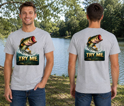 TRY ME Bass Fishing Tee