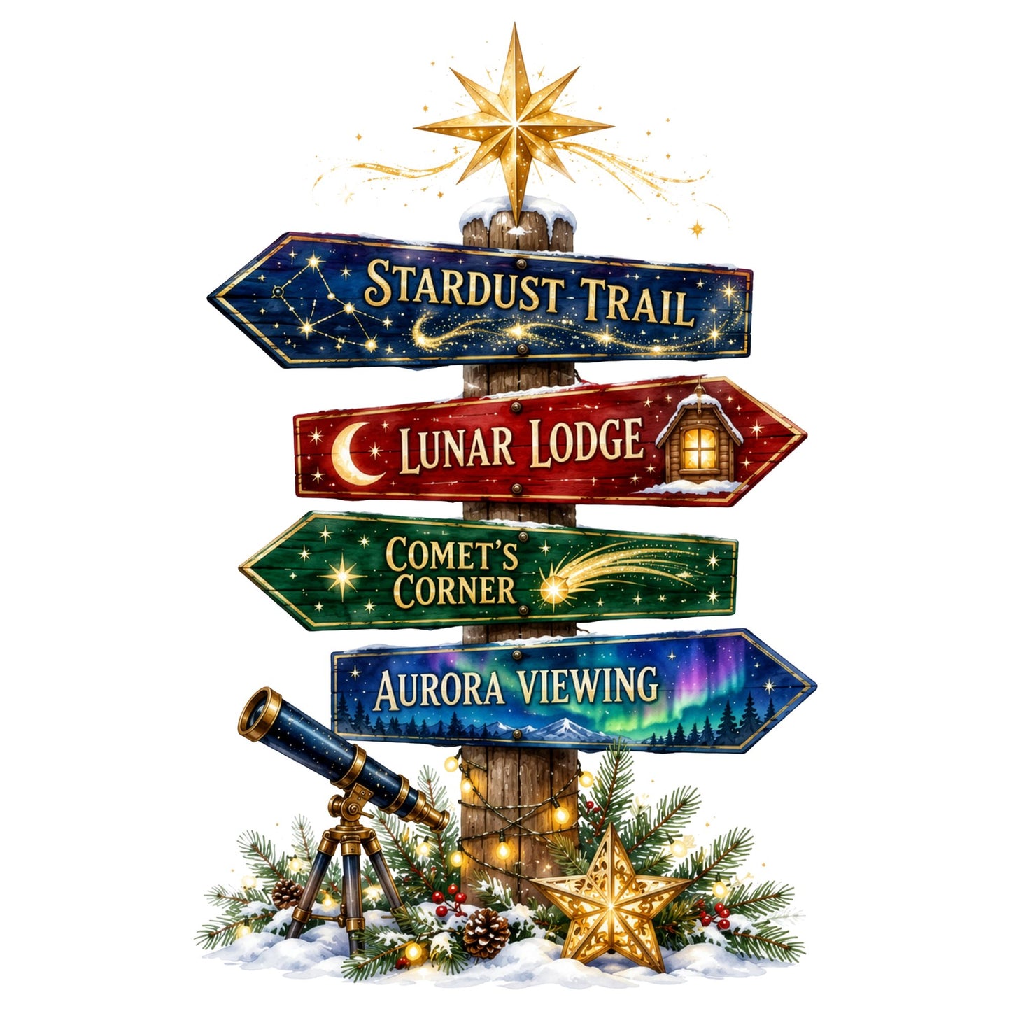 Stardust Trail DTF Transfer