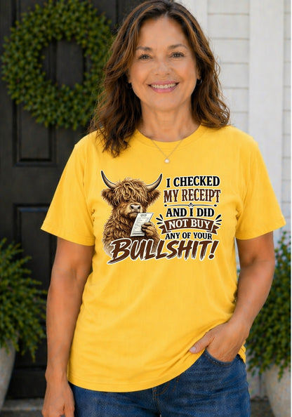 I Did Not Buy Your Bullshit