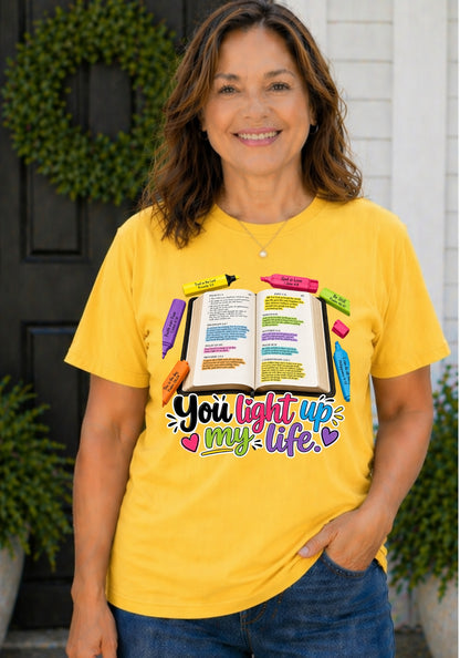 You Light Up My Life Tee
