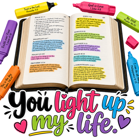 You Light Up My Life DTF Transfer