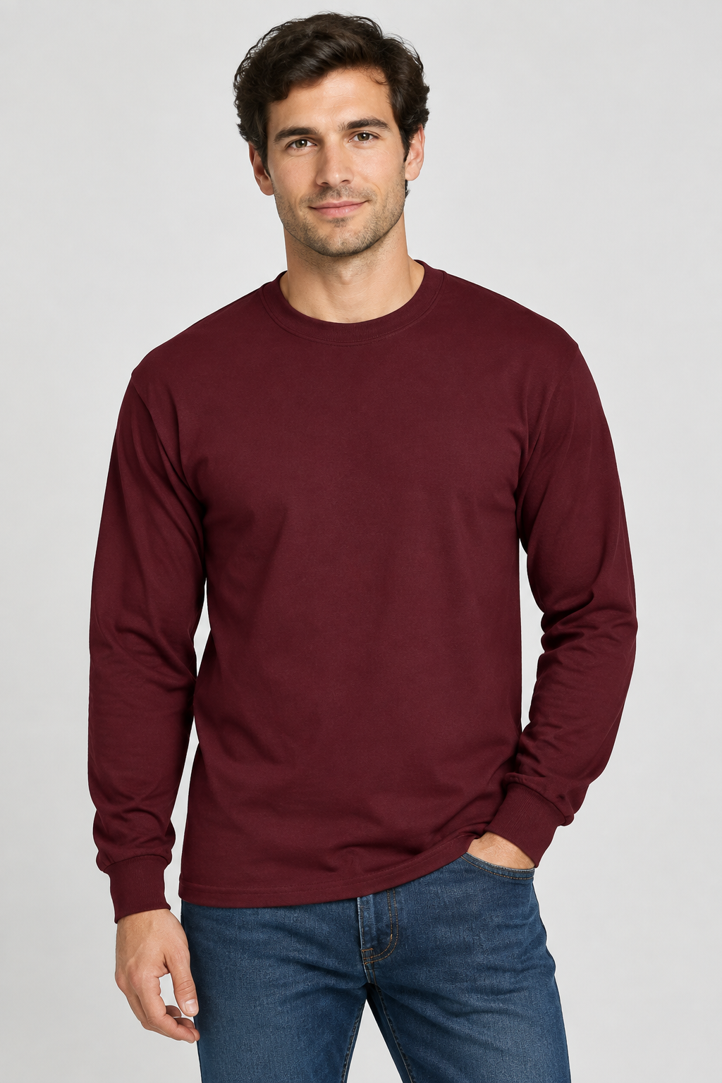 Gildan G540 - Adult Unisex Heavy Cotton™ Long-Sleeve T-Shirt