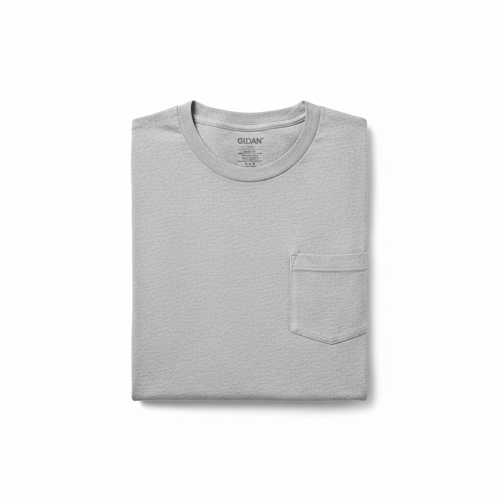 Gildan G830 - Unisex 50/50 Pocket T-Shirt