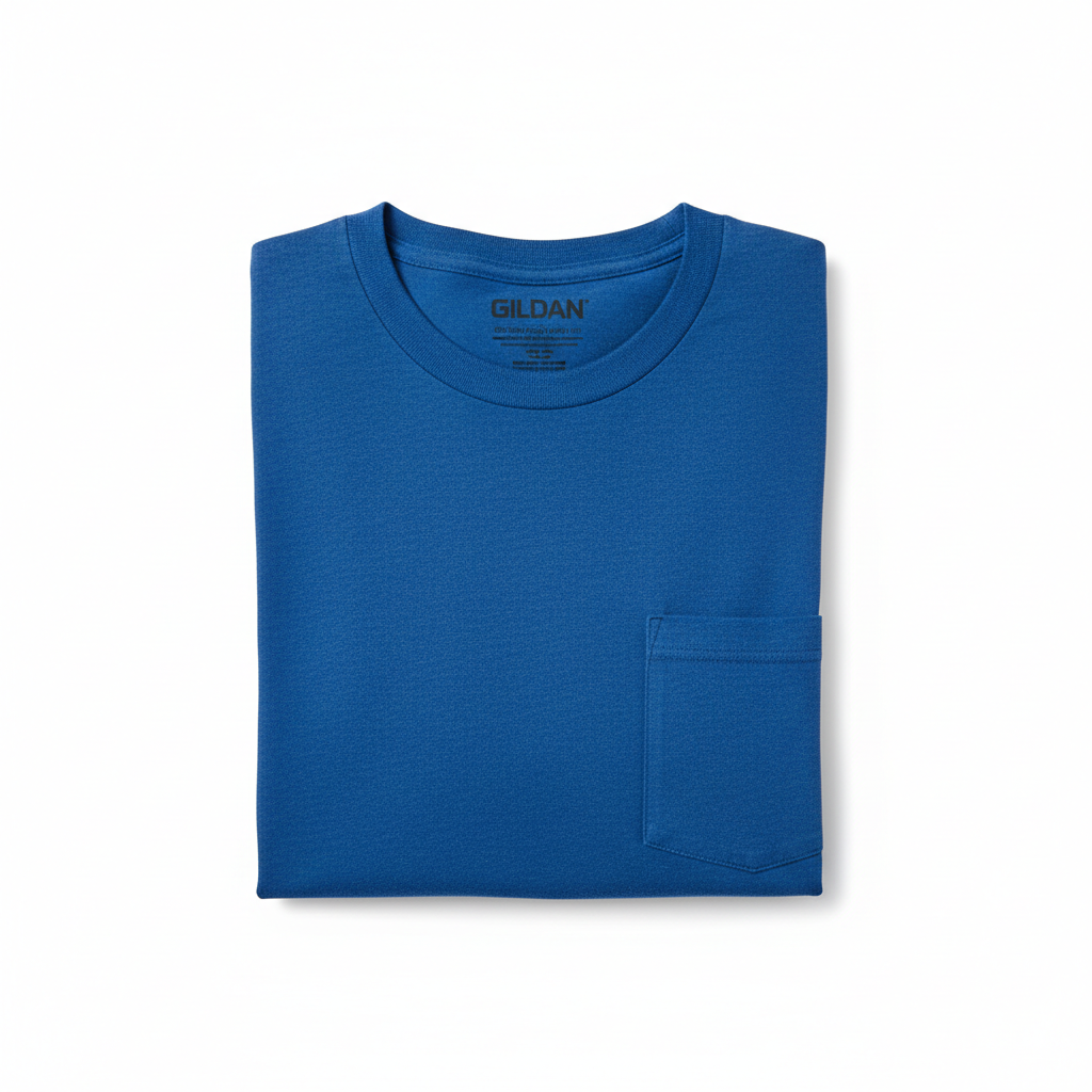 Gildan G830 - Unisex 50/50 Pocket T-Shirt