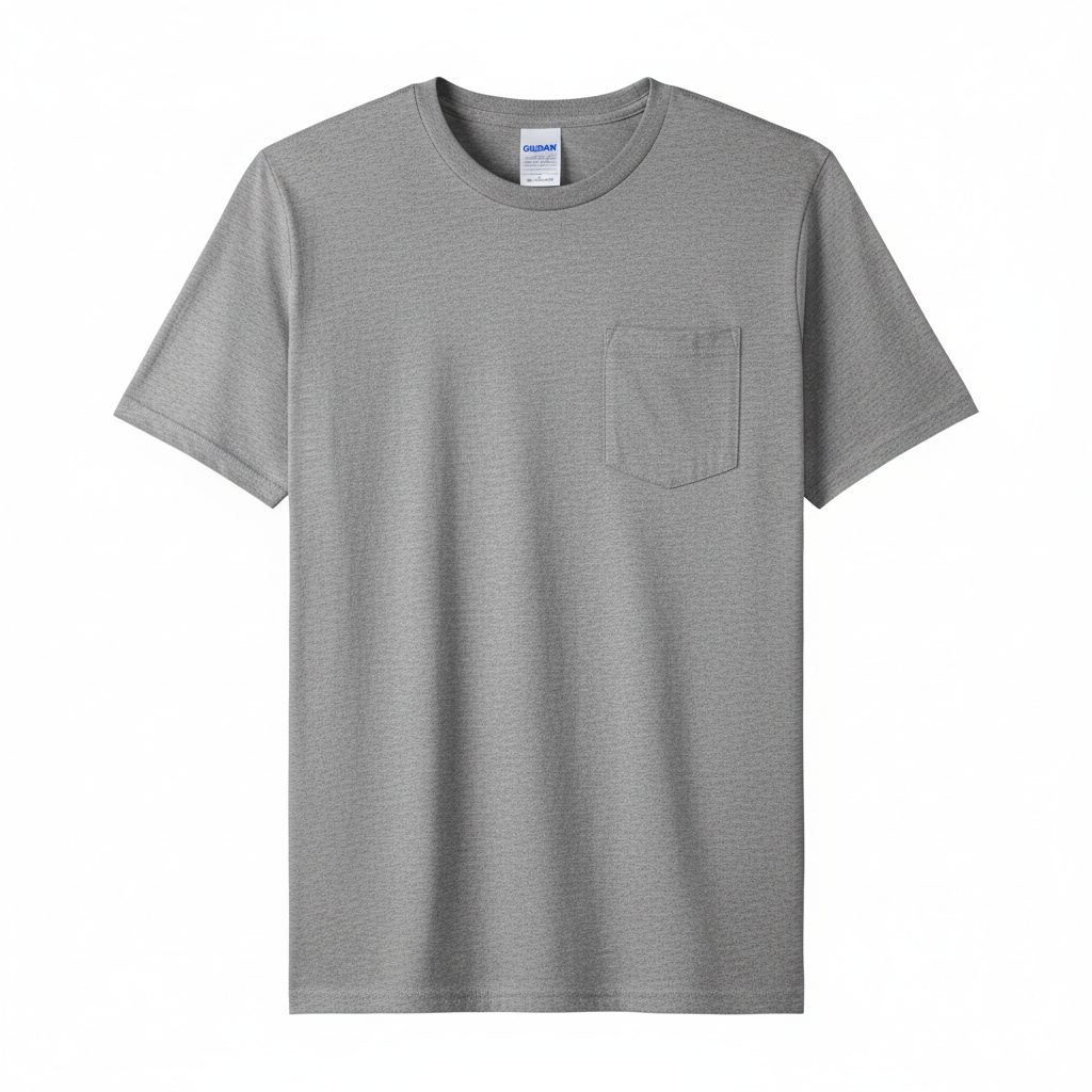 Gildan G830 - Unisex 50/50 Pocket T-Shirt